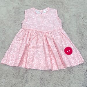 smiling button dress